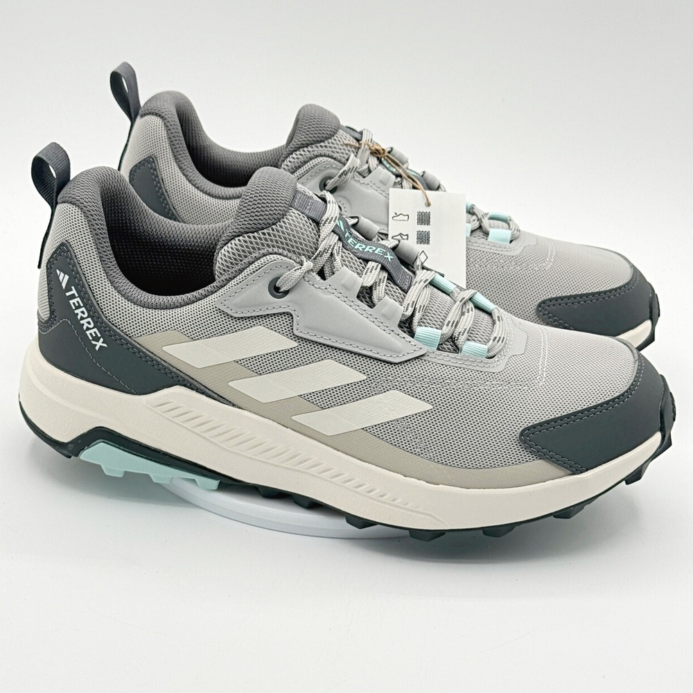 Adidas Terrex Anylander Size‎ 8.5 Womens Grey/White/Aluminum JR6605, NEW